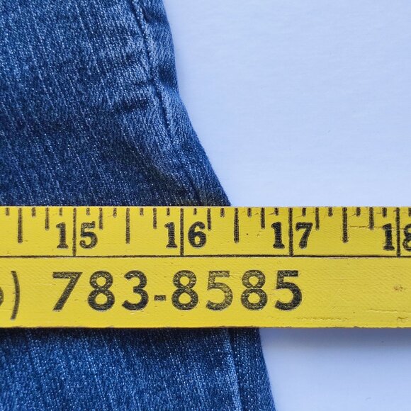 JackSon jeans women's size 27 denim blue young style slim low-rise straight - Picture 12 of 15